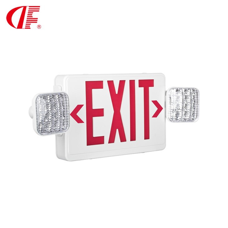 DF-2 Led Indoor Exit Sign Emergency Light 100-277V/AC Red Letters Fire Resistant price