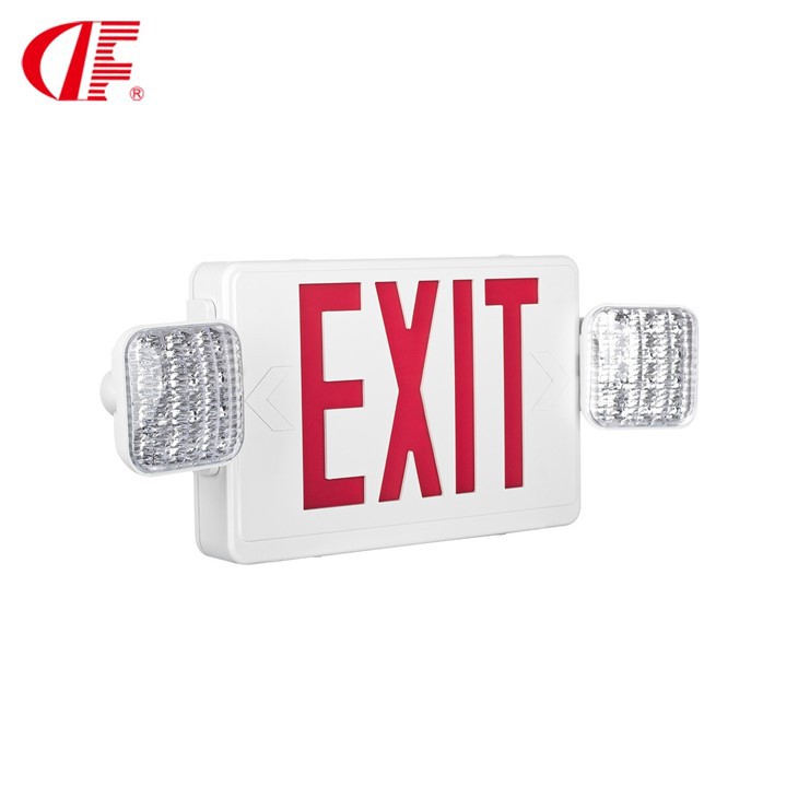 DF-2 Led Indoor Exit Sign Emergency Light 100-277V/AC Red Letters Fire Resistant factory