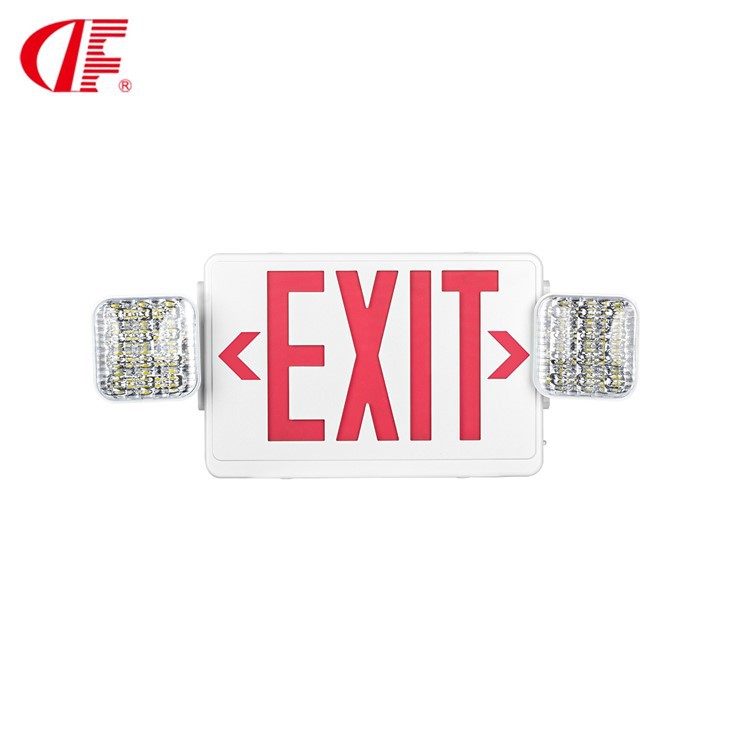 DF-2 Led Indoor Exit Sign Emergency Light 100-277V/AC Red Letters Fire Resistant high quality